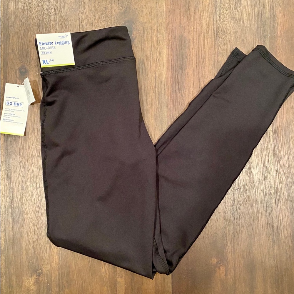 NWT! Old Navy Black Mid- Rise Leggings